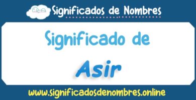 Significado de Asir