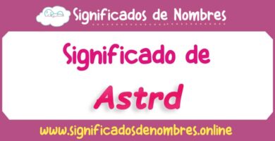 Significado de Astrd