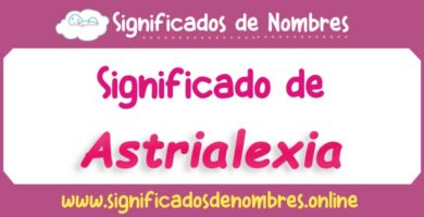 Significado de Astrialexia