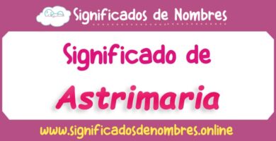 Significado de Astrimaria