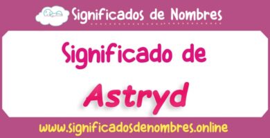 Significado de Astryd