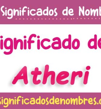 Significado de Atheri