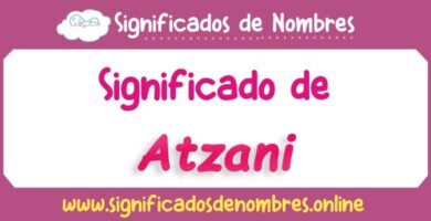 Significado de Atzani