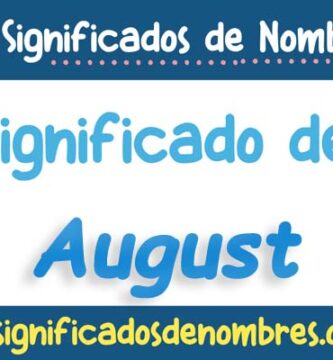 Significado de August