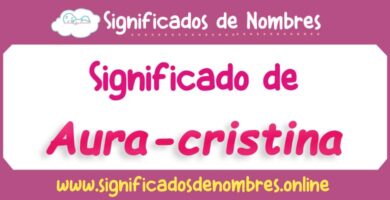 Significado de Aura Cristina