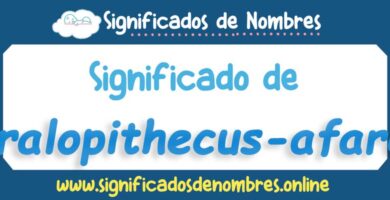 Significado de Australopithecus Afarensis