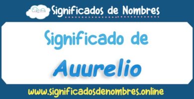 Significado de Auurelio