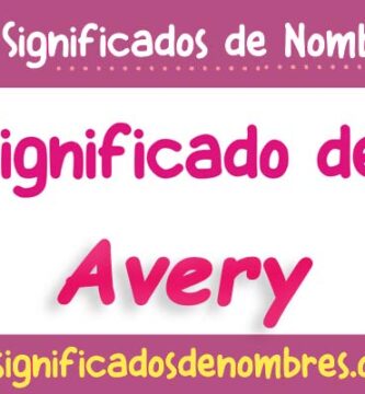 Significado de Avery