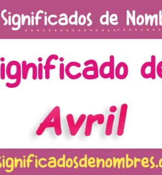 Significado de Avril