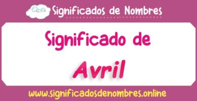 Significado de Avril