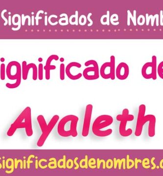 Significado de Ayaleth