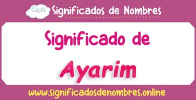 Significado de Ayarim